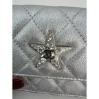 Túi đeo vai Chanel Metallic Goatskin Quilted Star Flap Waist Belt Shoulder Bag