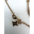 Celine Triomphe Gold metal Charm Bracelet
