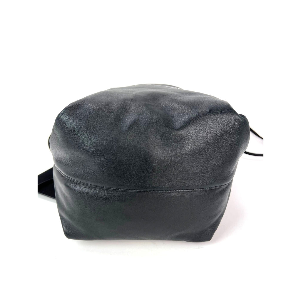 Túi xách Saint Laurent Lambskin Teddy Drawstring Sac Bucket Bag