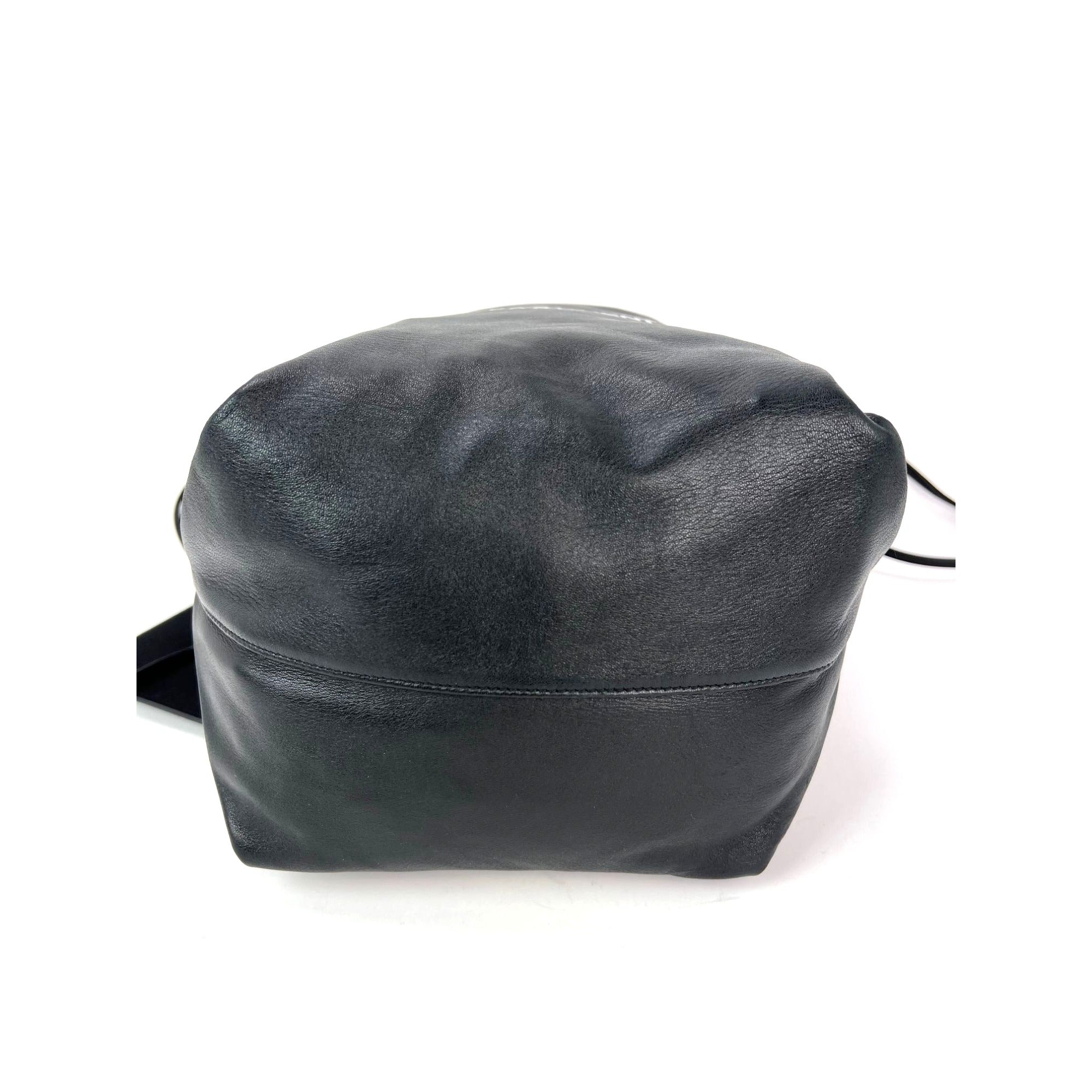 Túi xách Saint Laurent Lambskin Teddy Drawstring Sac Bucket Bag