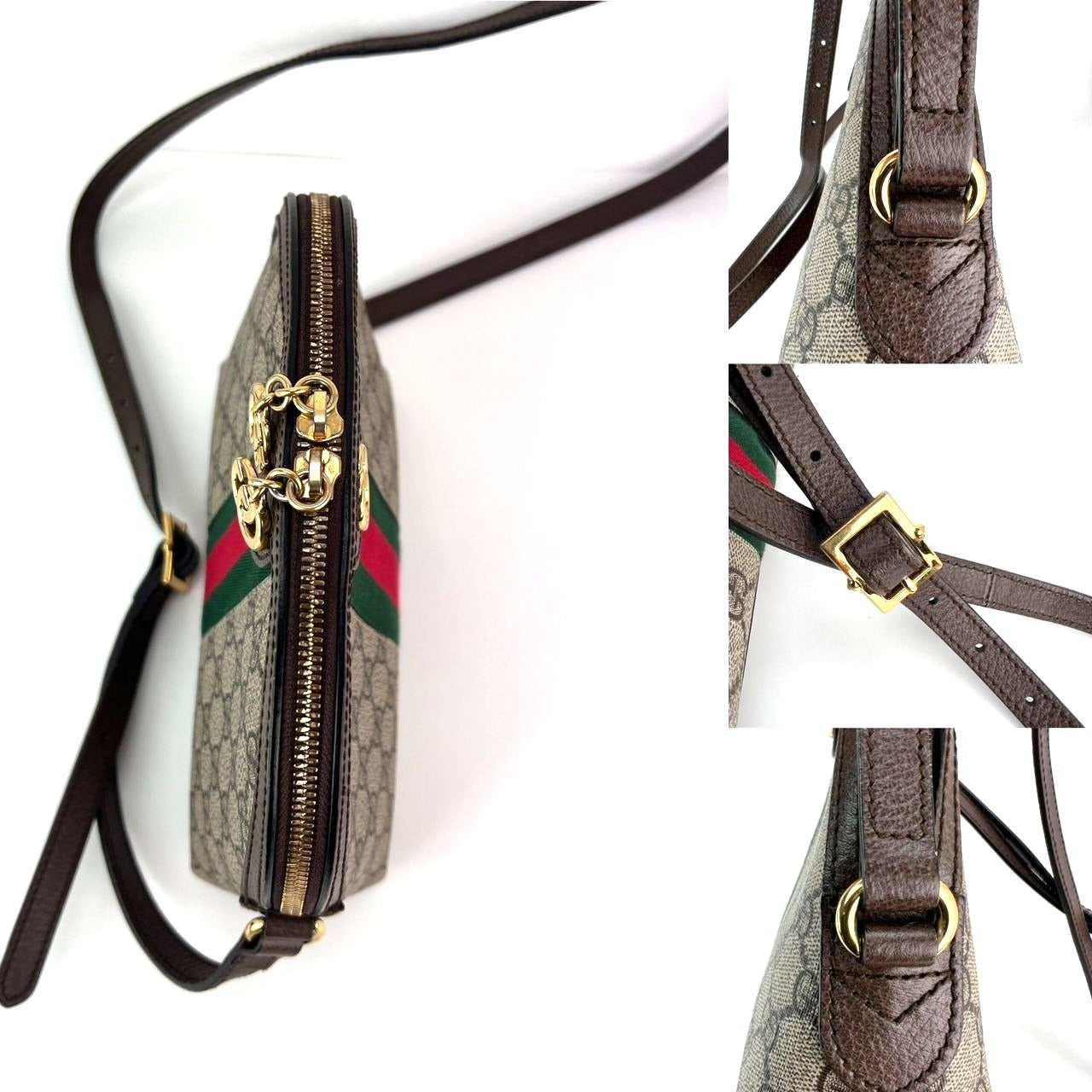 Túi đeo vai Gucci Ophidia Small Dome Monogram Web