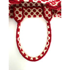 Túi tote Christian Dior Canvas Dior Amour Dots Vertical Book Tote