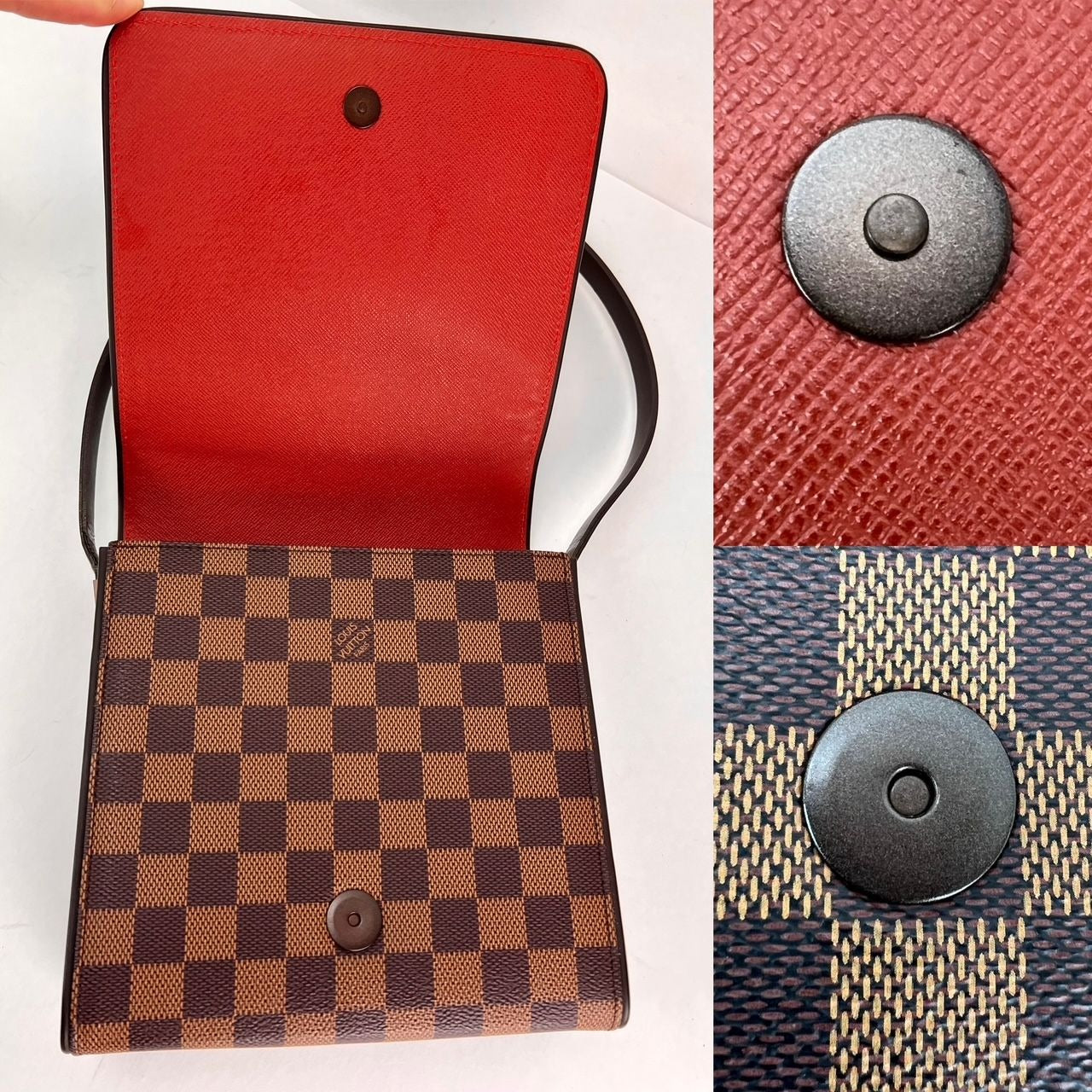Túi đeo vai Louis Vuitton Mini Tribecca Damier Ebene