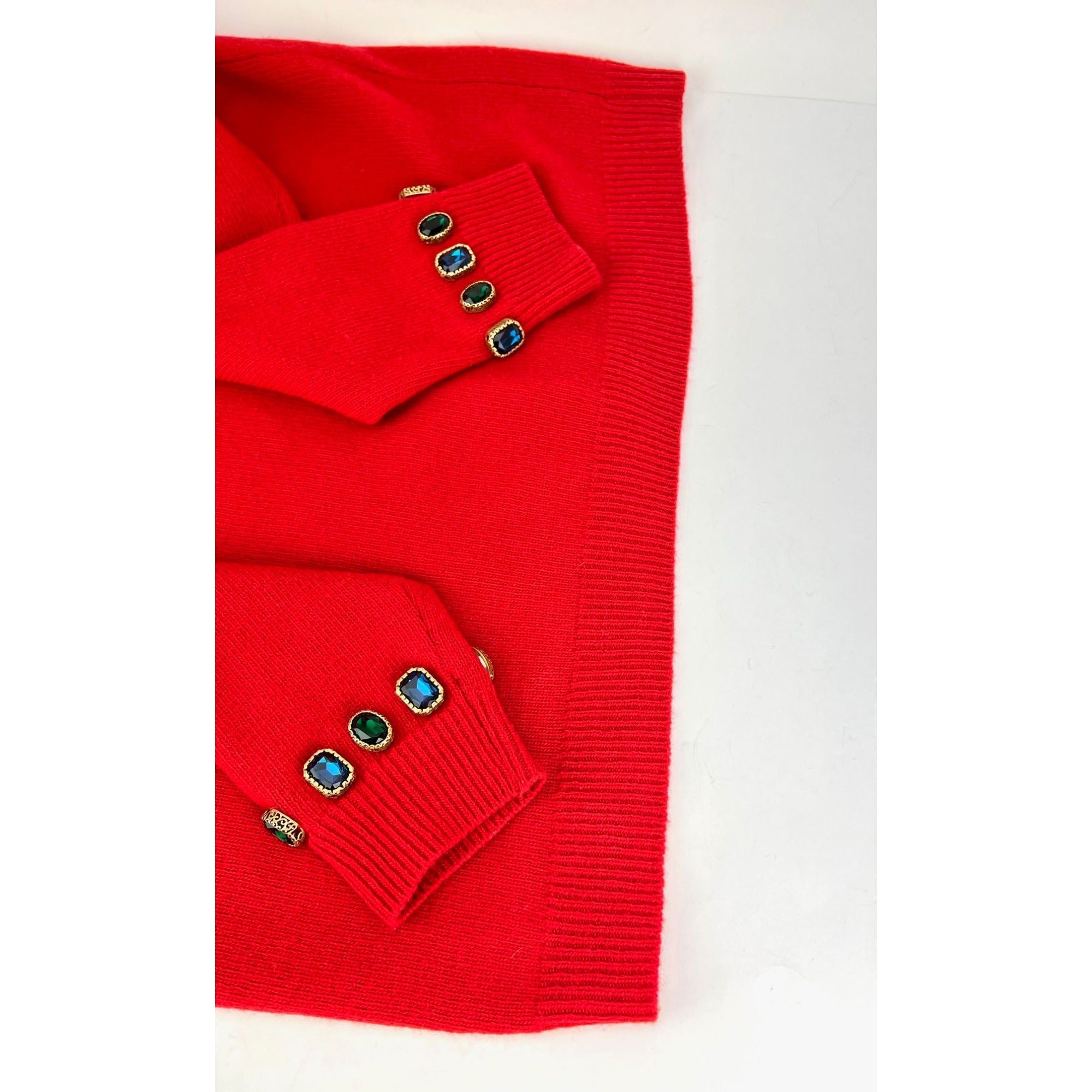 Áo len chui đầu Gucci Womens NY Yankees Wool Red