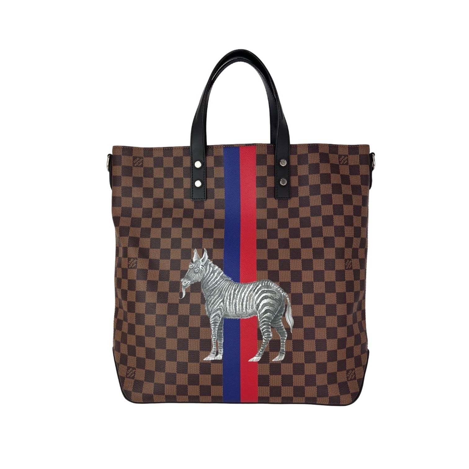 Túi Louis Vuitton Savane Damier Ebene Zebra Atlas Tote