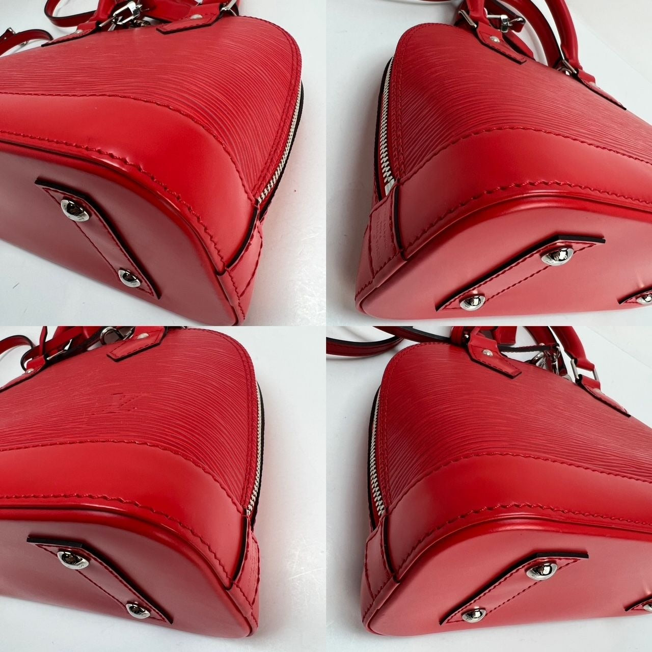 Túi đeo vai LOUIS VUITTON Alma BB Epi coquelicot