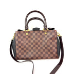 Túi đeo vai Louis Vuitton Damier EbeneCuir Taurillon Brittany màu đen