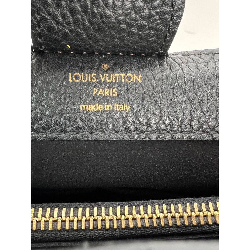 Túi đeo vai Louis Vuitton Damier EbeneCuir Taurillon Brittany màu đen