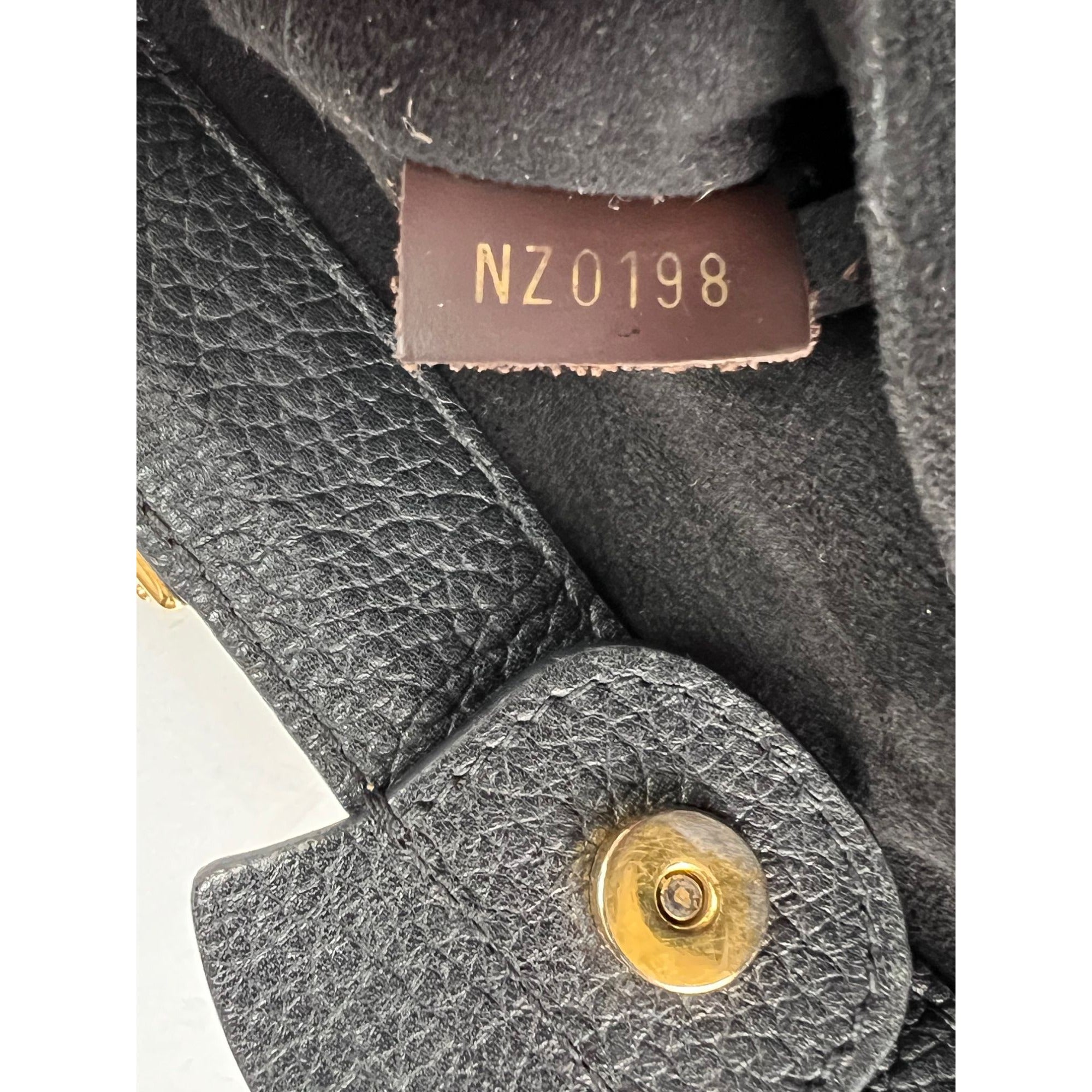 Túi đeo vai Louis Vuitton Damier EbeneCuir Taurillon Brittany màu đen
