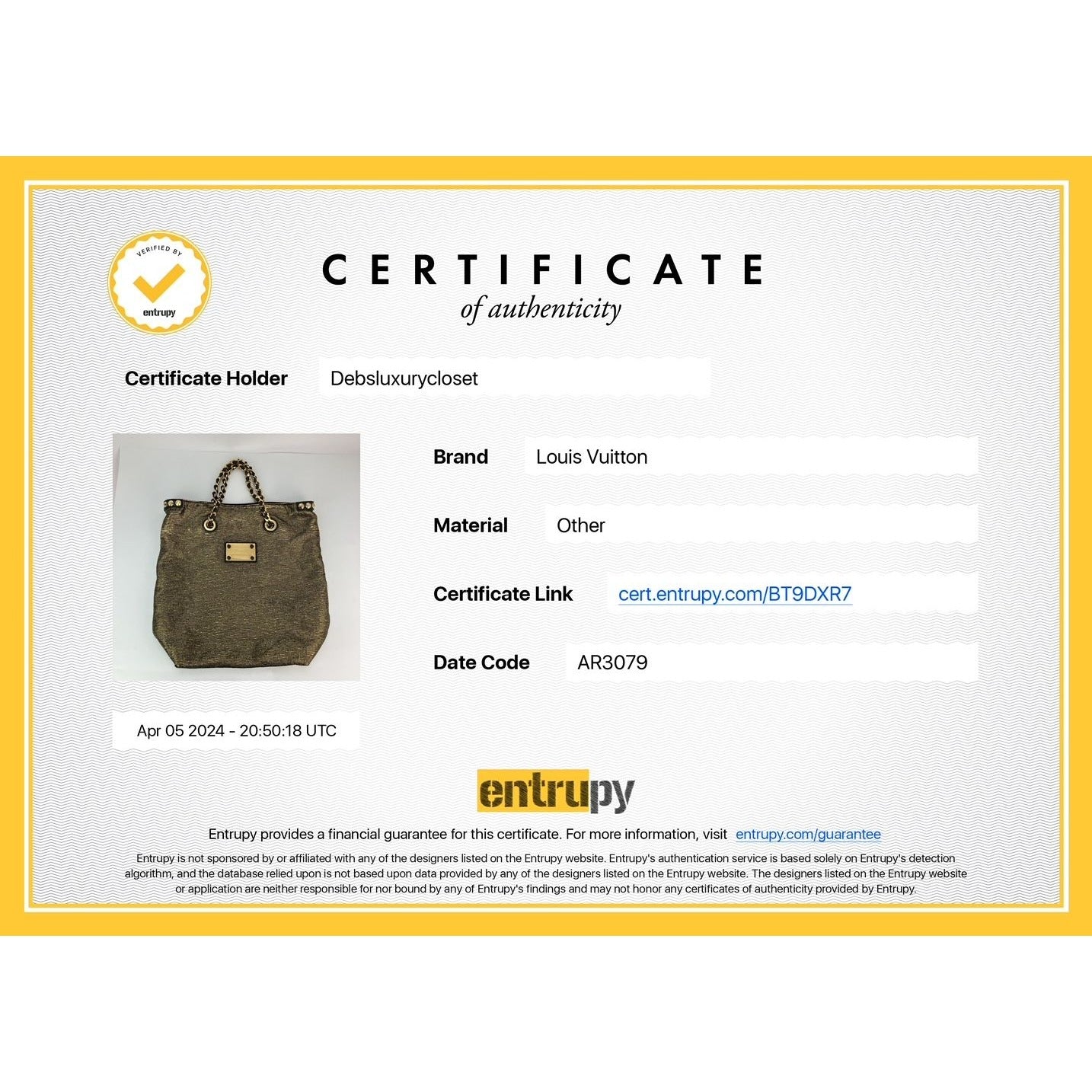 Túi Louis Vuitton Metal Jacquard double Jeu Soft Gold Tote