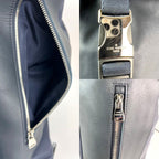 Louis Vuitton Calfskin Nylon V Line Pulse Navy Backpack Bag