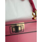 Túi đeo vai Fendi Mini Peekaboo màu hồng bằng da