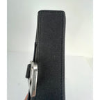 Túi đeo vai đính đá lấp lánh màu đen BALENCIAGA Hourglass Wallet On Chain