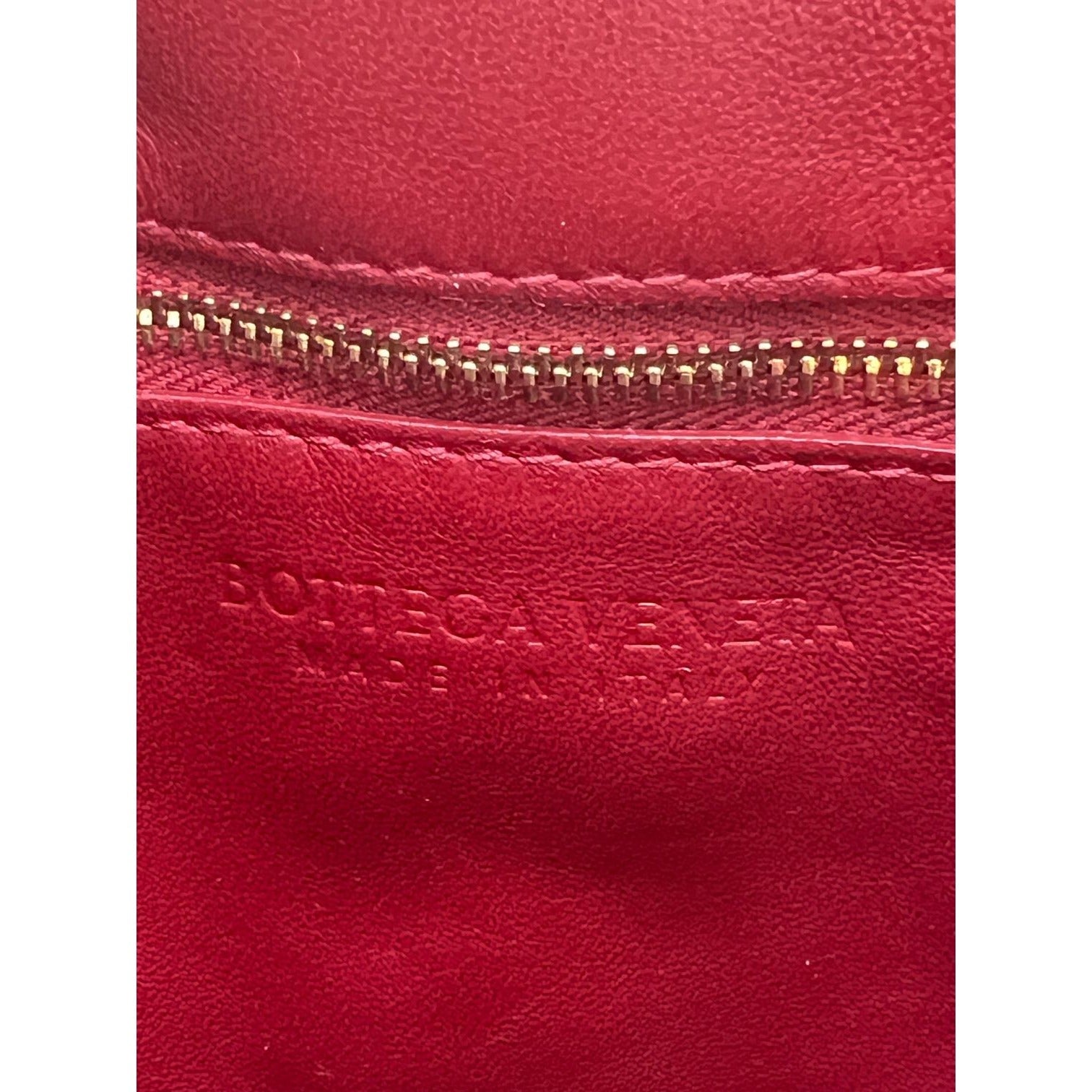 Bottega Veneta Red Nappa Maxi Intreccio Padded Cassette Crossbody Bag