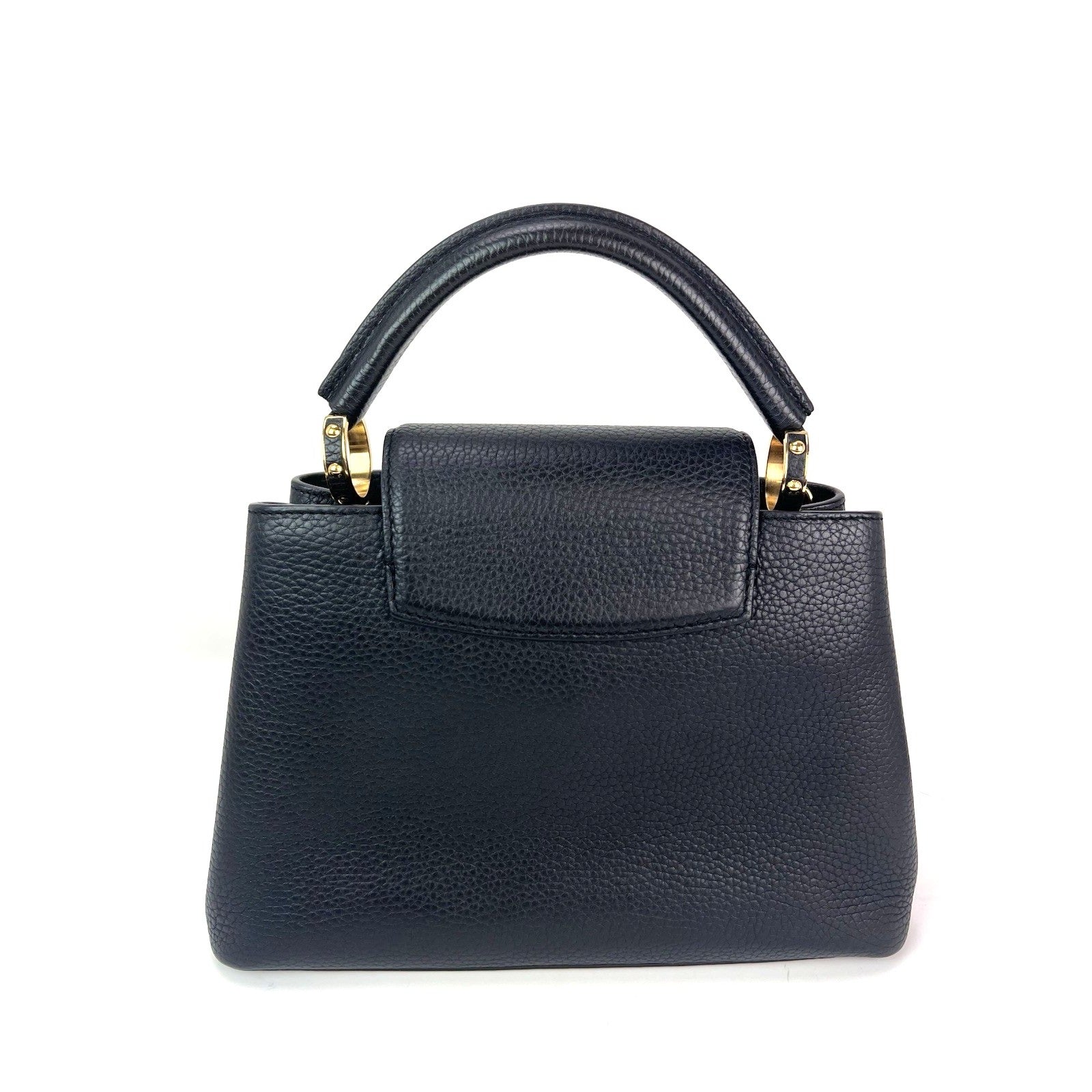 Túi đeo vai Louis Vuitton Taurillon Capucines Trapped Leopard BB màu đen
