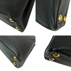Túi đeo vai Louis Vuitton Taurillon Capucines Trapped Leopard BB màu đen