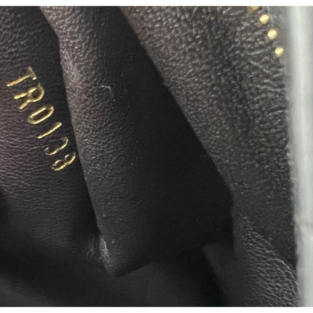 Túi đeo vai Louis Vuitton Taurillon Capucines Trapped Leopard BB màu đen