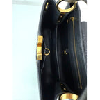 Túi đeo vai Louis Vuitton Taurillon Capucines Trapped Leopard BB màu đen