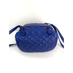 Balo Chanel Lambskin Quilted Small Urban Spirit Blue