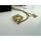 Dây chuyền Chanel Crystal CC Vàng Ngọc trai Trang sức thời trang