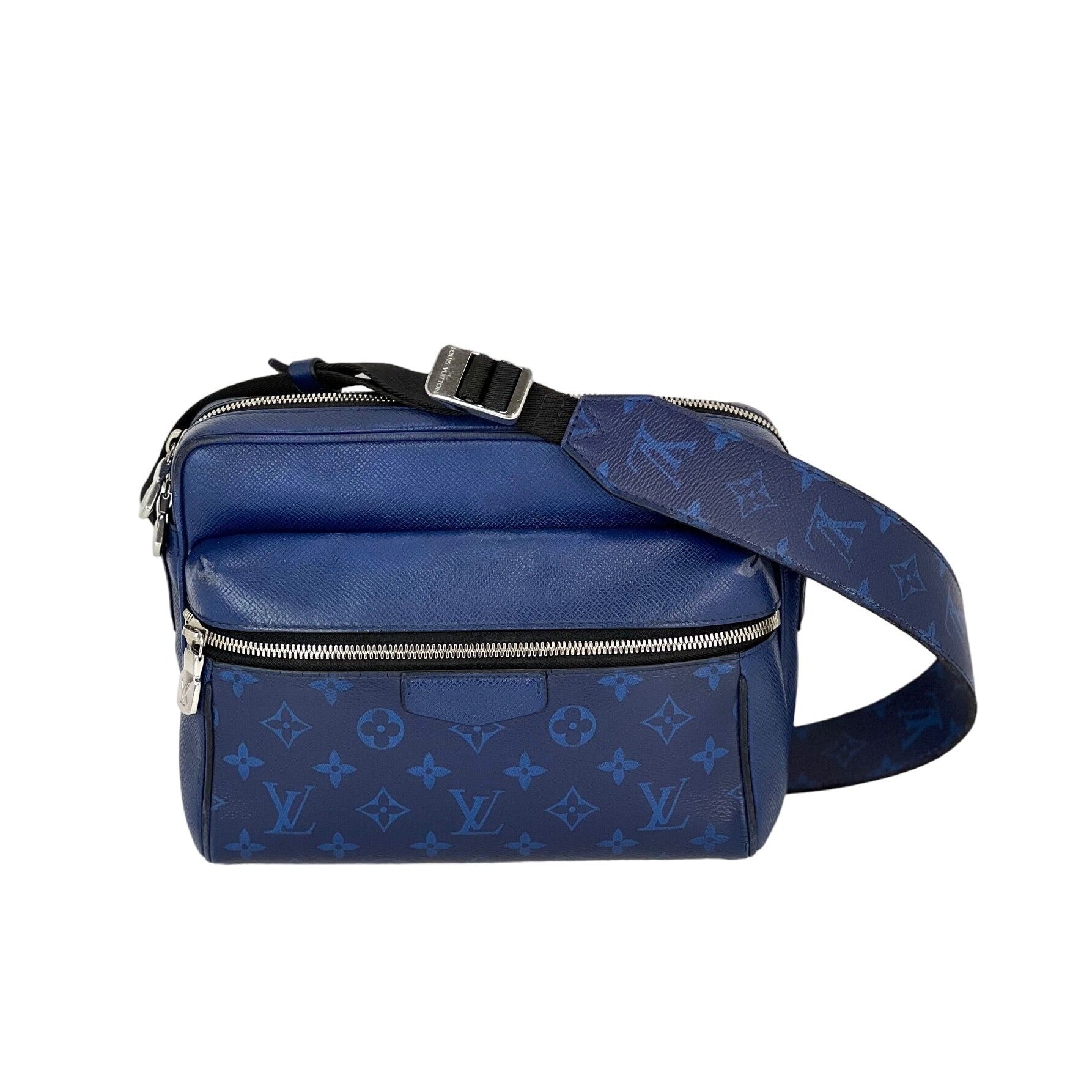 Túi đeo chéo ngoài trời Taigarama màu xanh của LOUIS VUITTON