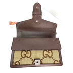 Túi đeo vai Gucci Dionysus cỡ nhỏ Jumbo GG Canvas màu be