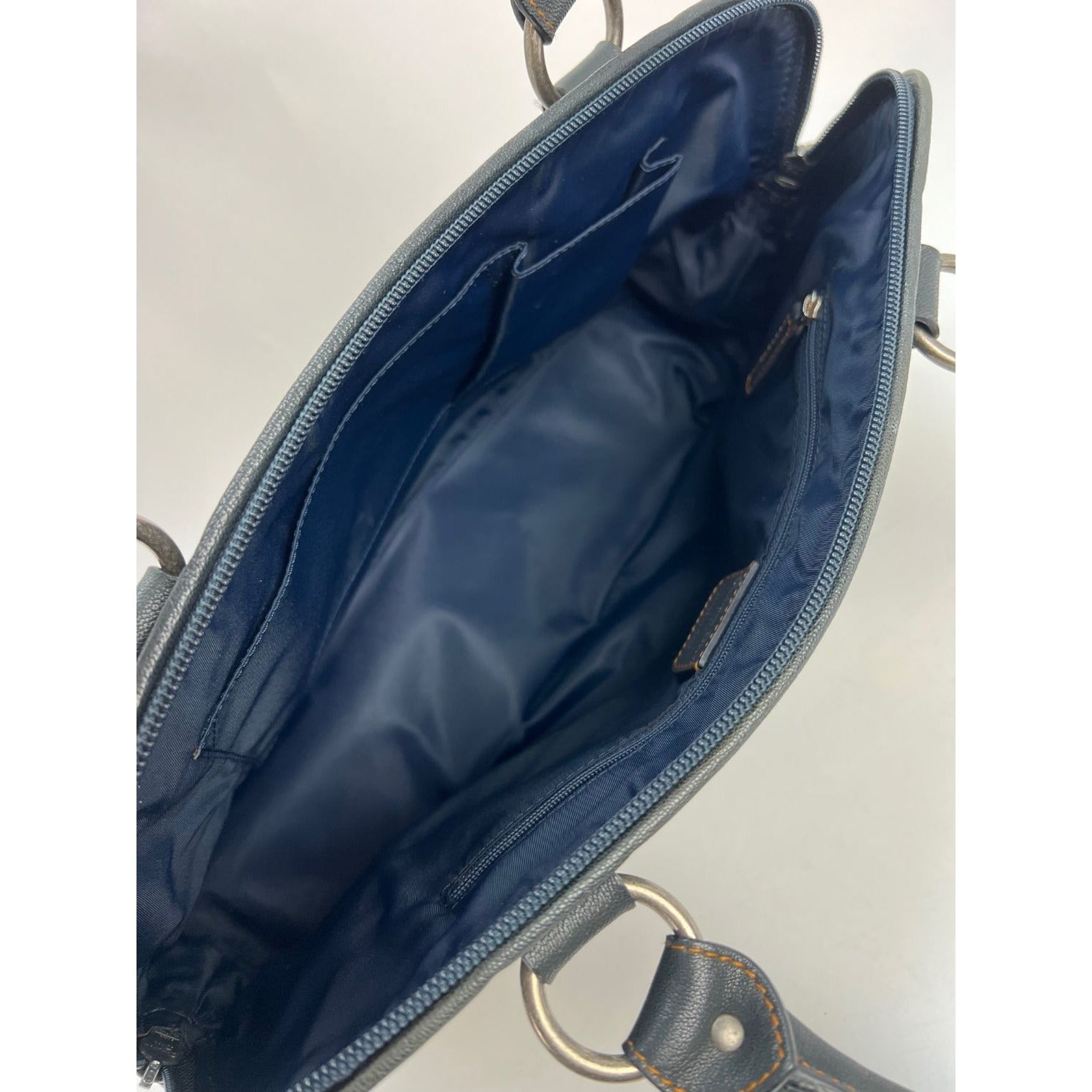 Túi xách vải canvas xanh CHRISTIAN DIOR Monogram Trotter CD