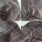 Túi đeo vai Gucci Sukey Medium Boston Guccissima Brown Leather