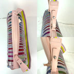 Delvaux PVC Tempete The Eye Catcher Multicolor Satchel Bag