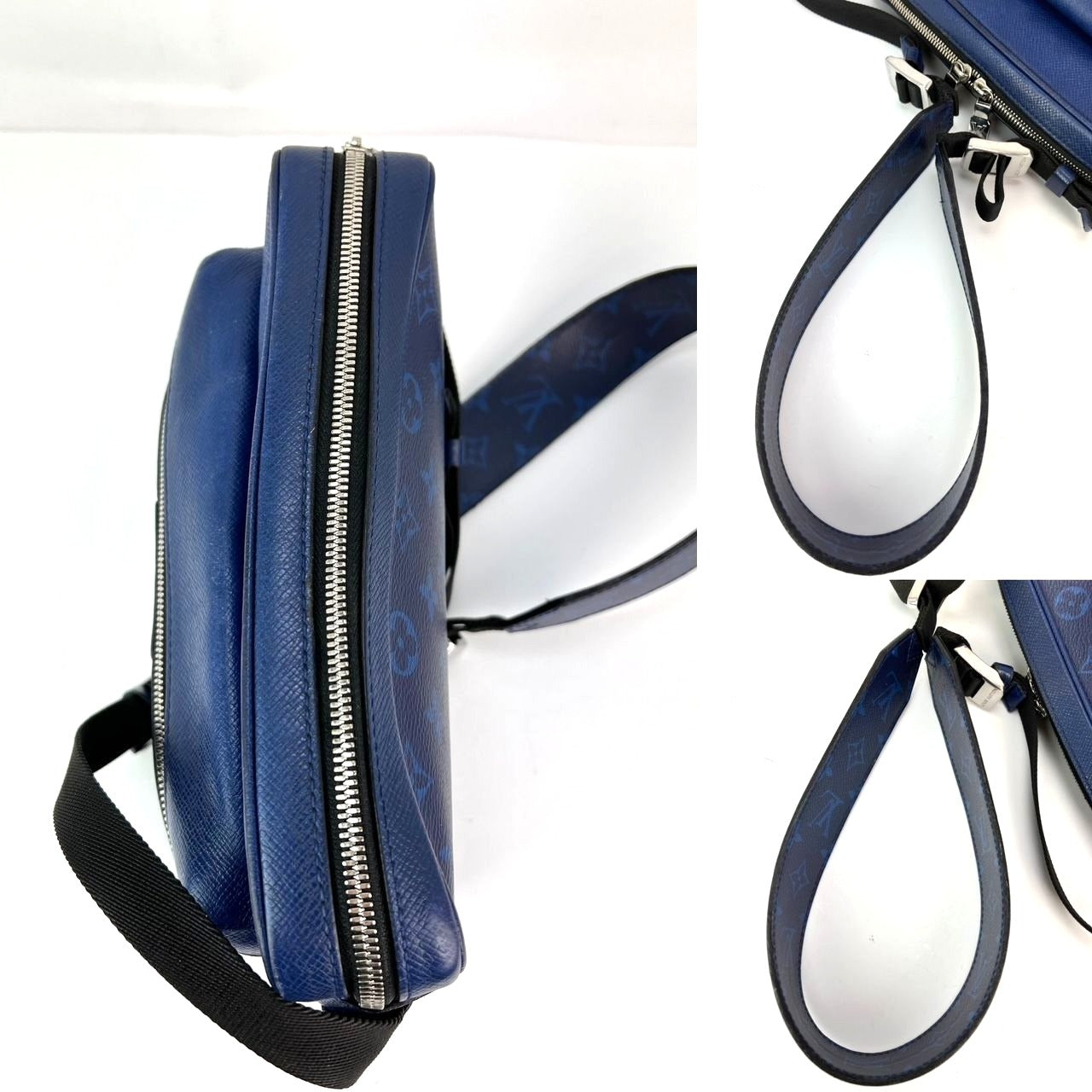 Túi đeo chéo ngoài trời Taigarama màu xanh của LOUIS VUITTON