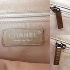 Túi đeo vai Chanel Lambskin Quilted Pile Ou Face Flap màu be Clair