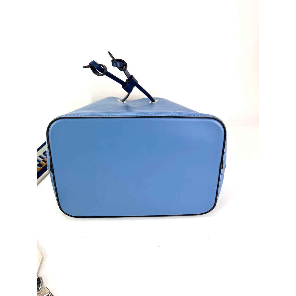 Louis Vuitton Neo Noe BB Blue Epi Leather Shoulder Bag