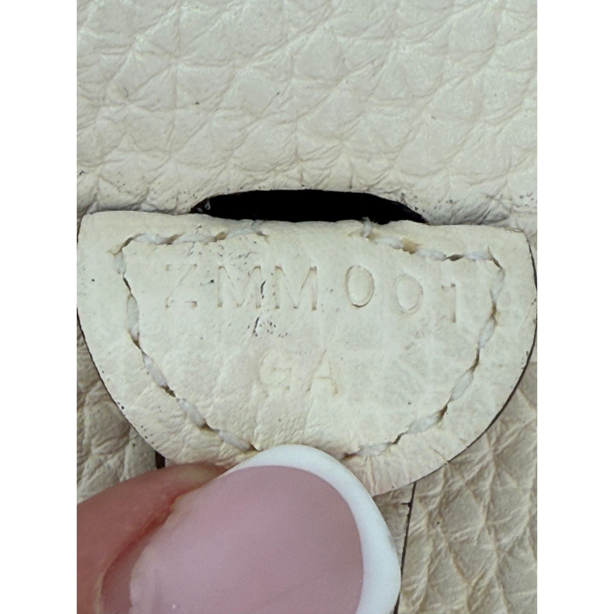 Túi đeo chéo Hermes Taurillon Clemence evelyne TPM Nata White