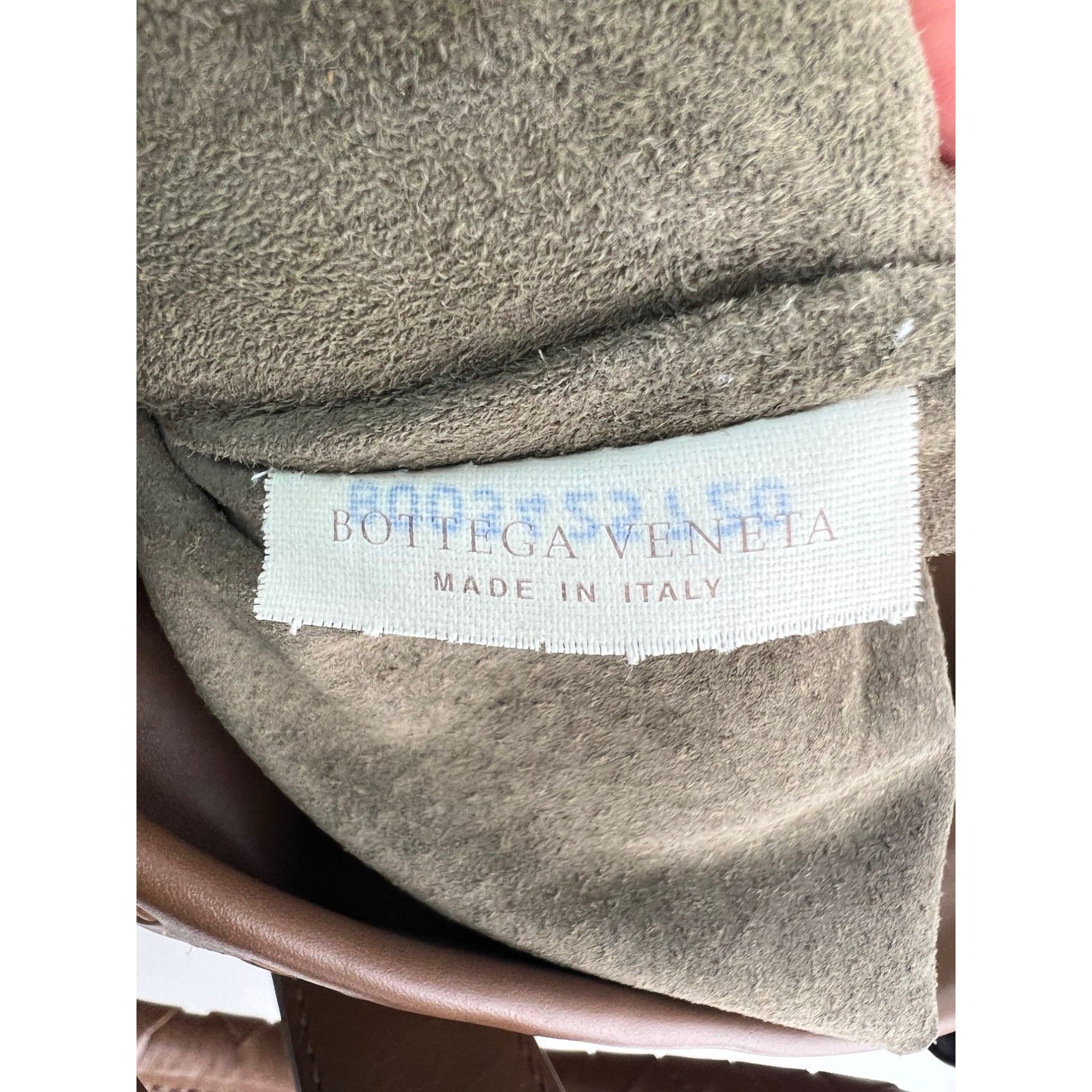 Túi đeo vai màu nâu Bottega Veneta Roma Intrecciato Nappa