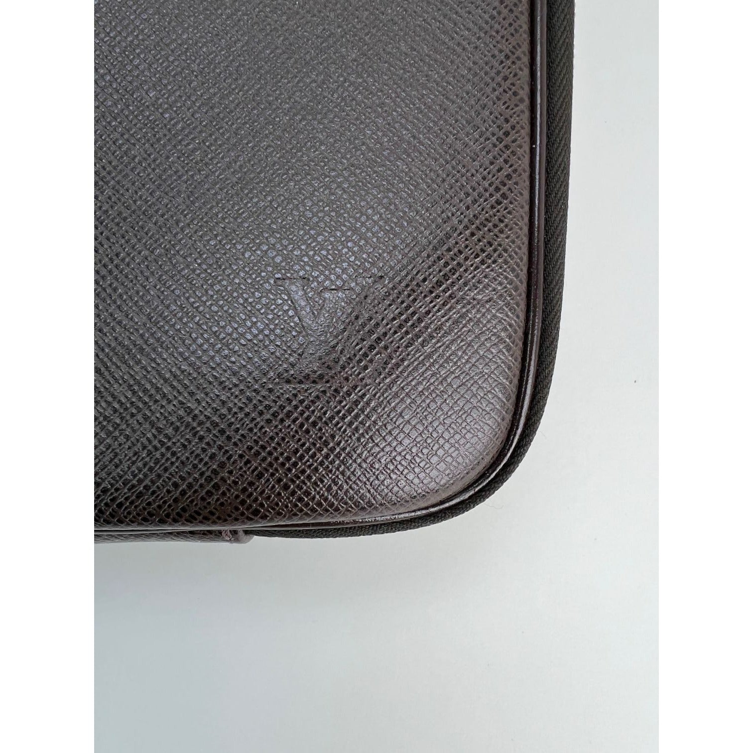 Louis Vuitton Taiga Odessa Laptop Brown Leather Briefcase