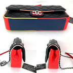 Túi Chanel Lambskin Plexiglass Quilted Medium Cuba Color Flap