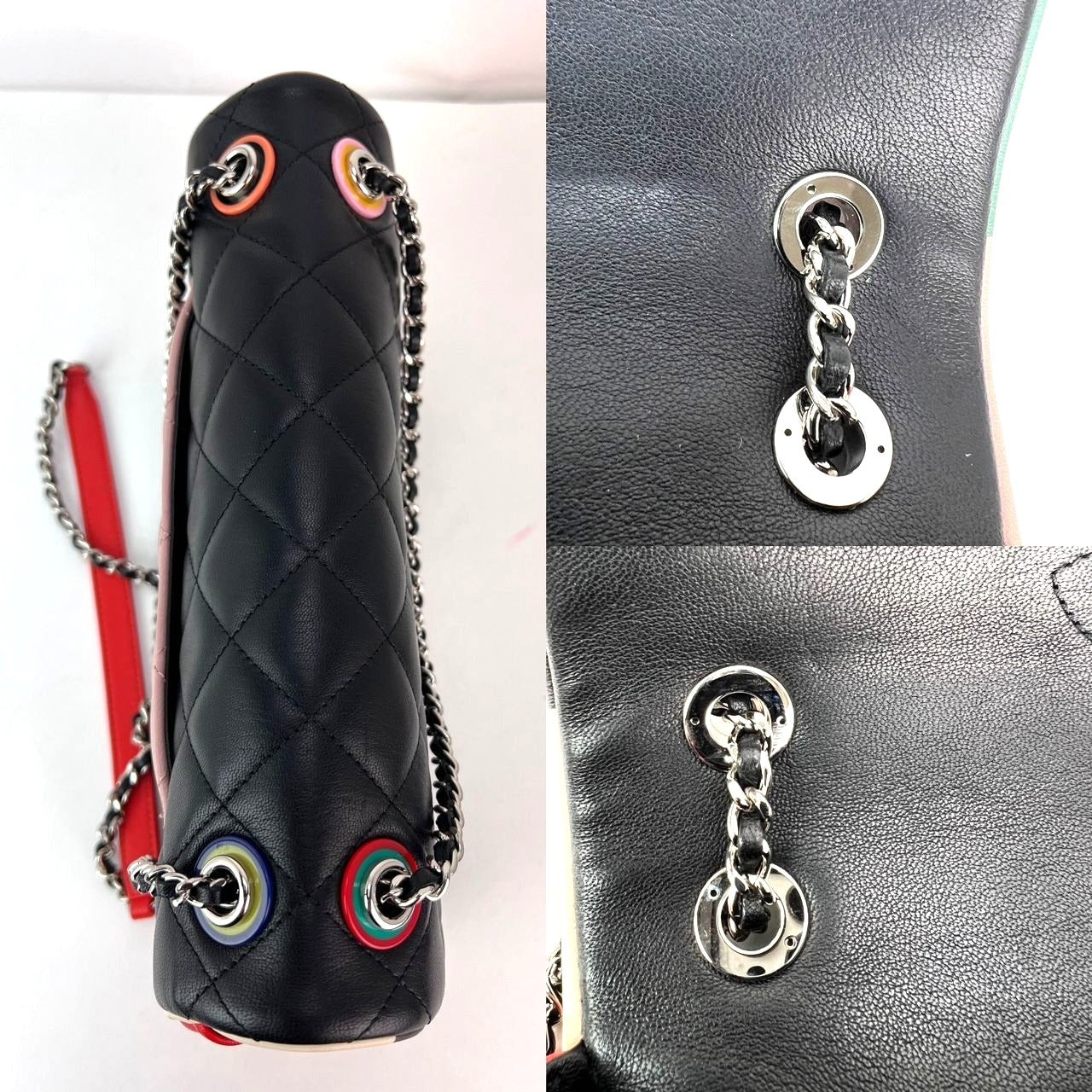 Túi Chanel Lambskin Plexiglass Quilted Medium Cuba Color Flap