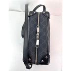 Gucci Black GG Supreme Selleria Square Messenger Bag