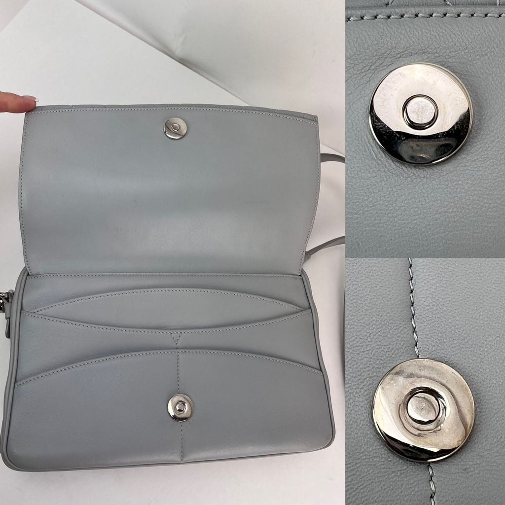 Túi đeo chéo máy ảnh nhỏ Christian Dior Da cừu Cannage Stardust
