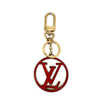 Móc khóa hình tròn Louis Vuitton LV