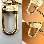 Móc khóa hình tròn Louis Vuitton LV