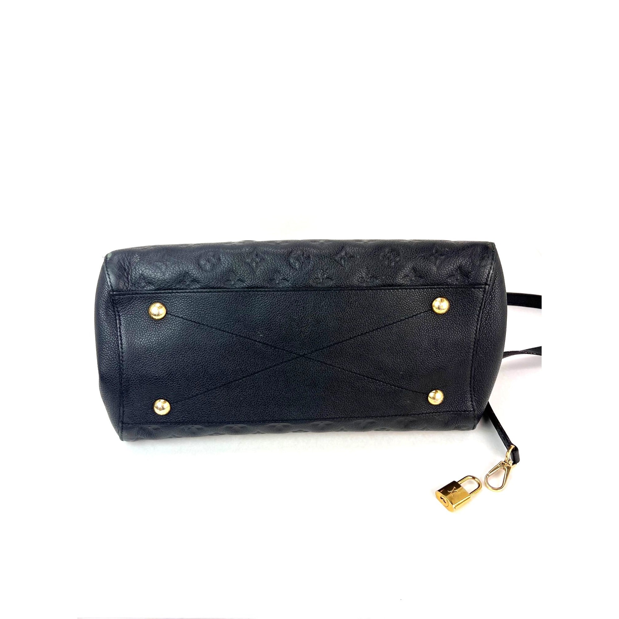 Túi xách da Louis Vuitton Montaigne GM Black Empriente