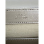 Túi đeo vai Chloe Shiny Calfskin Suede Small C Motty Gray