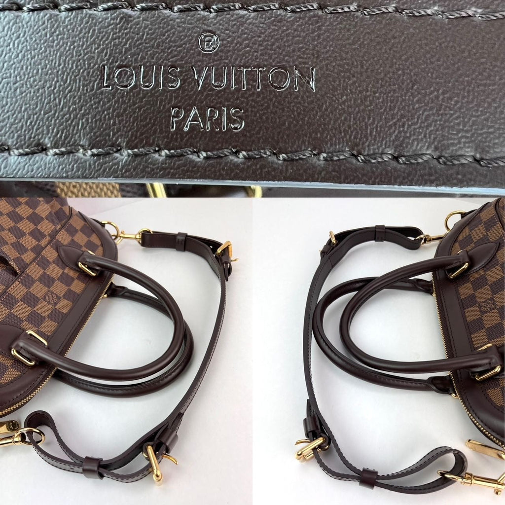 Túi đeo vai Louis Vuitton Trevi PM Damier Ebene Canvas