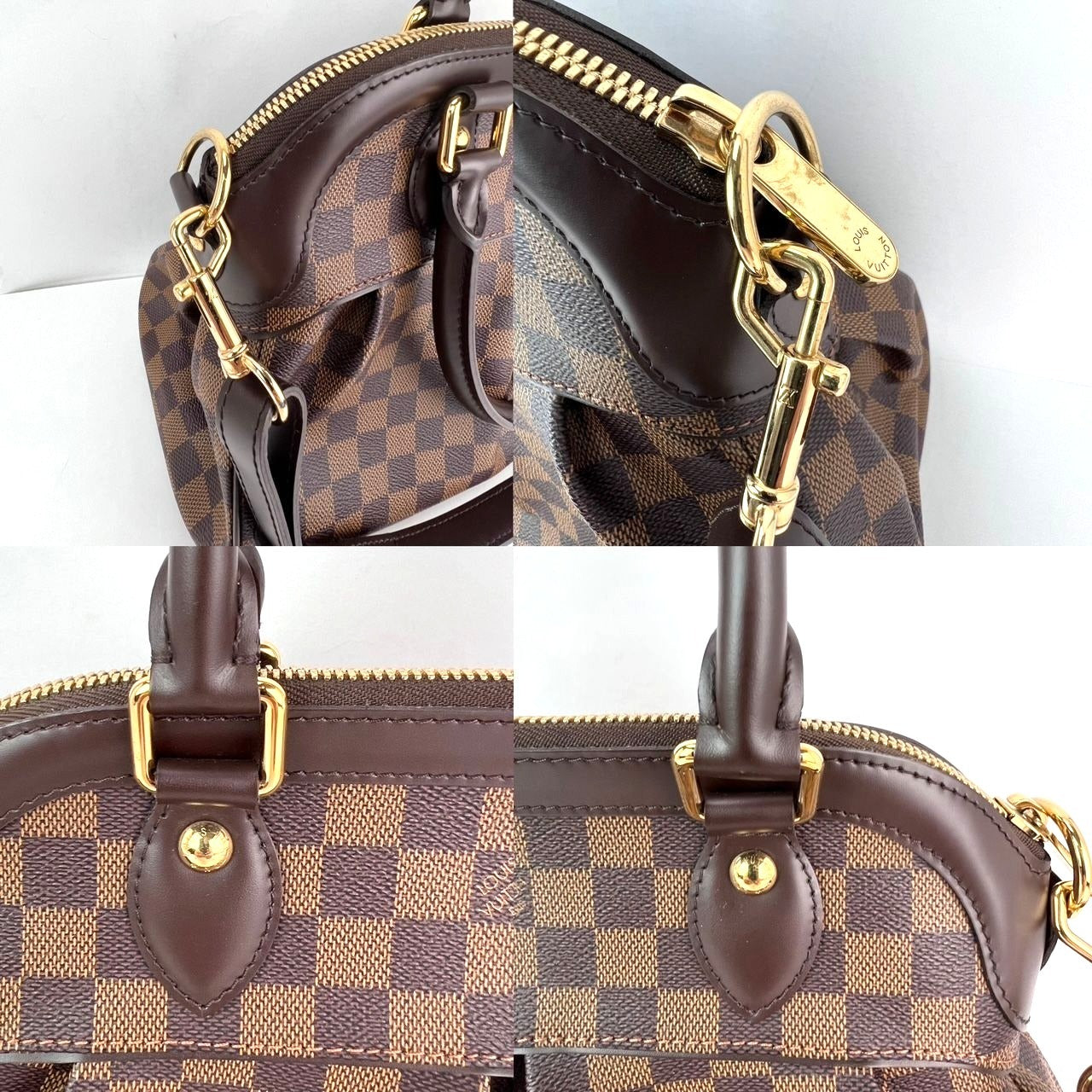 Túi đeo vai Louis Vuitton Trevi PM Damier Ebene Canvas