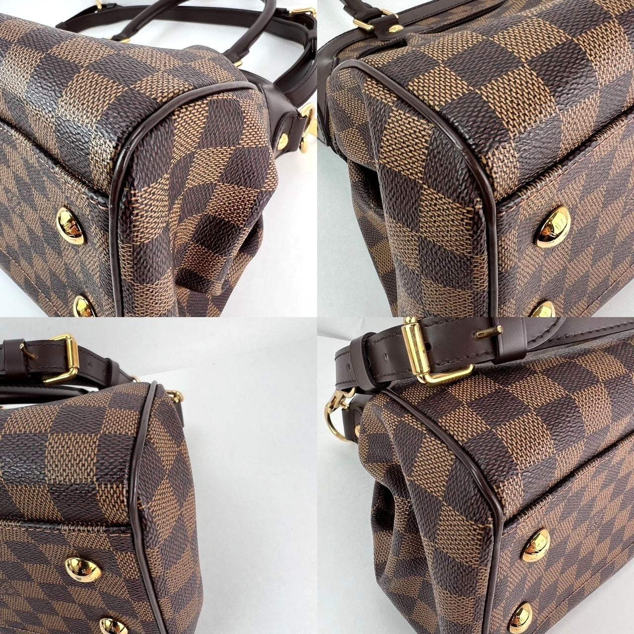 Túi đeo vai Louis Vuitton Trevi PM Damier Ebene Canvas
