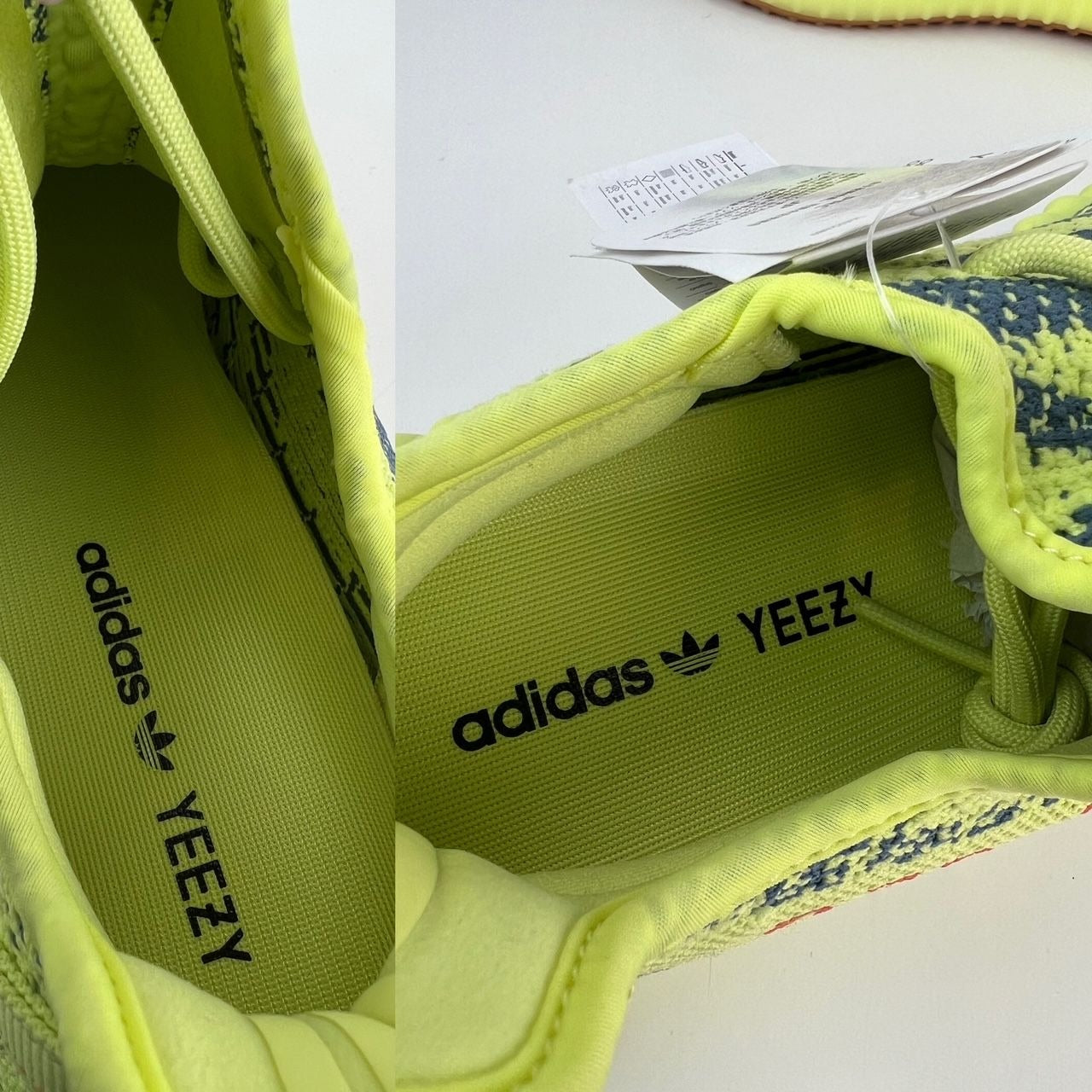 Giày thể thao Yeezy Boost 350 V2 Semi Frozen Yellow của adidas USA dành cho nam 10.5