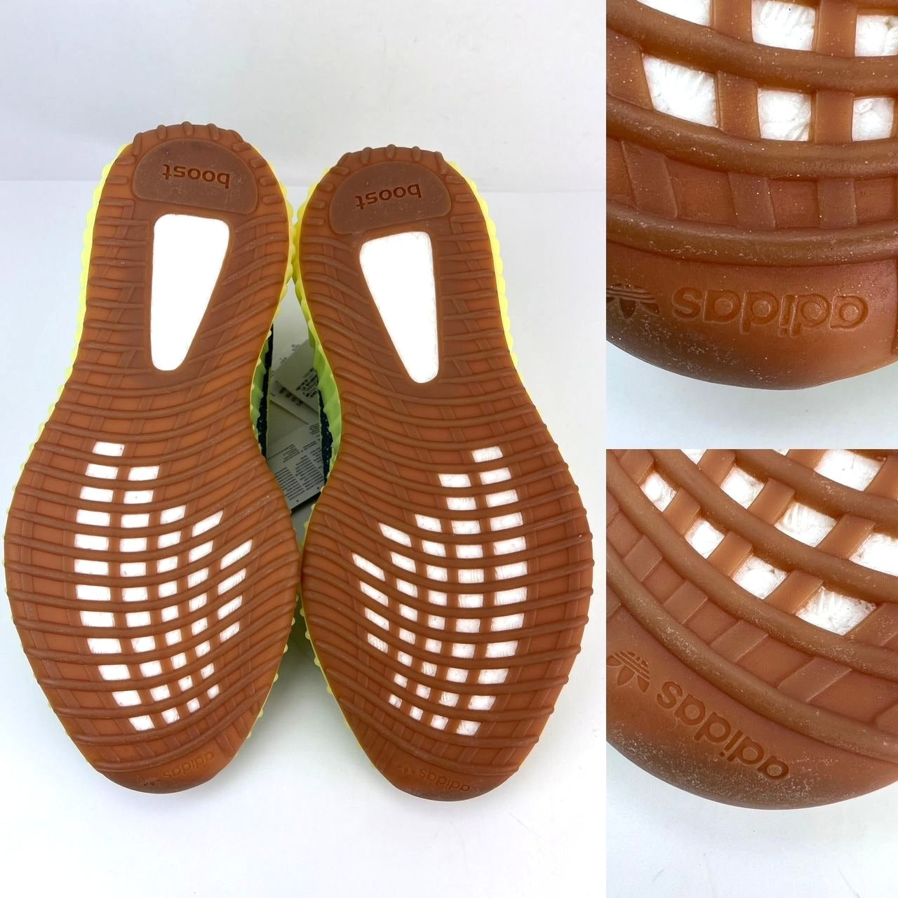 Giày thể thao Yeezy Boost 350 V2 Semi Frozen Yellow của adidas USA dành cho nam 10.5