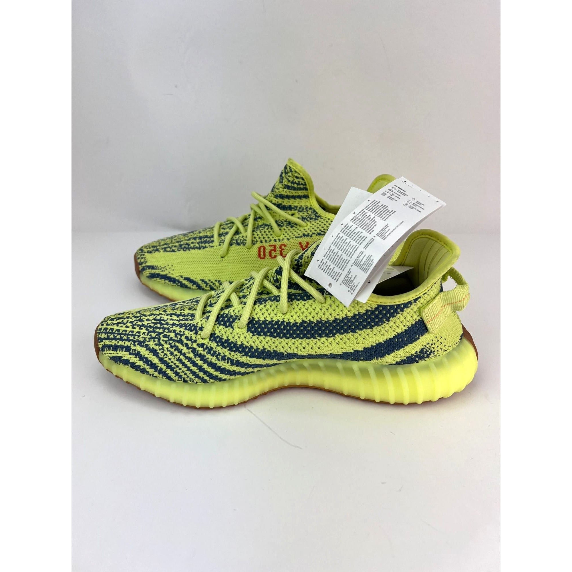 Giày thể thao Yeezy Boost 350 V2 Semi Frozen Yellow của adidas USA dành cho nam 10.5