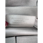 Túi đeo vai Balenciaga Veau Papier A4 màu xám có khóa kéo